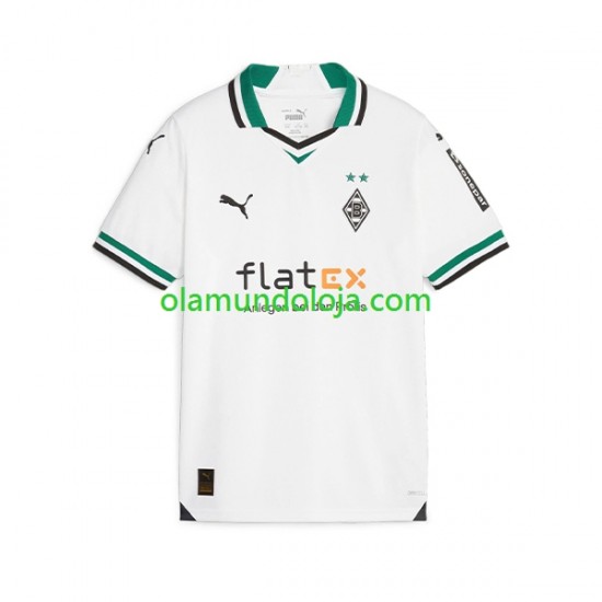 Camisola Rússia Bo Monchengladbach Homem Equipamento Primeiro 2023-2024 Manga Curta